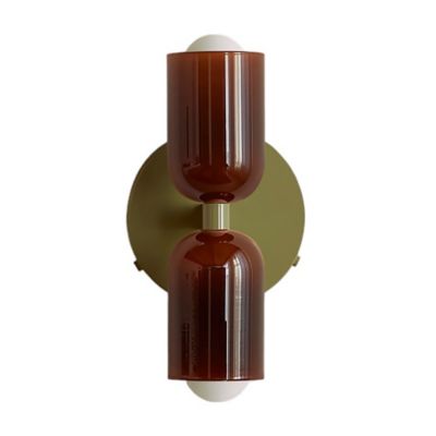 Chromatic Glass Up Down Wall Sconce