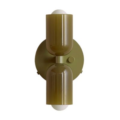 Chromatic Glass Up Down Wall Sconce