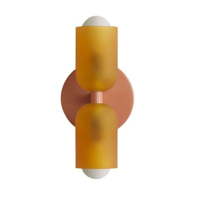 Chromatic Glass Up Down Slim Wall Sconce