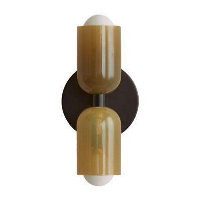 Chromatic Glass Up Down Slim Wall Sconce