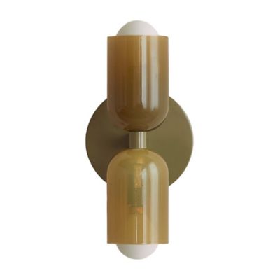 Chromatic Glass Up Down Slim Wall Sconce