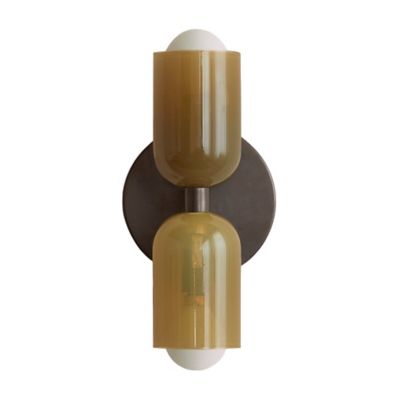 Chromatic Glass Up Down Slim Wall Sconce