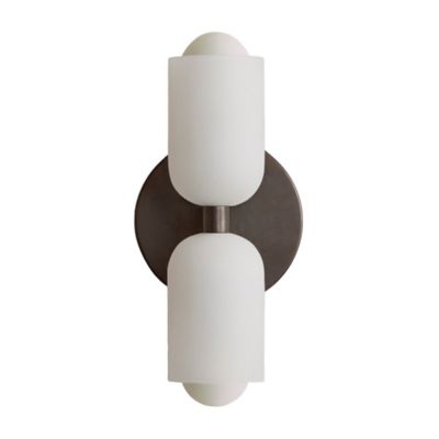 Chromatic Glass Up Down Slim Wall Sconce