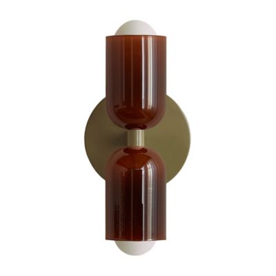 Chromatic Glass Up Down Slim Wall Sconce