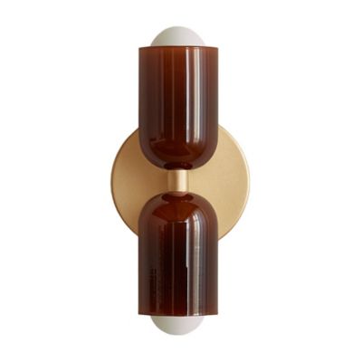 Chromatic Glass Up Down Slim Wall Sconce