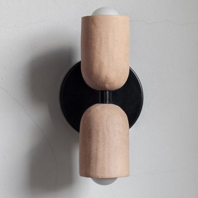 Ceramic Up Down Slim Wall Sconce