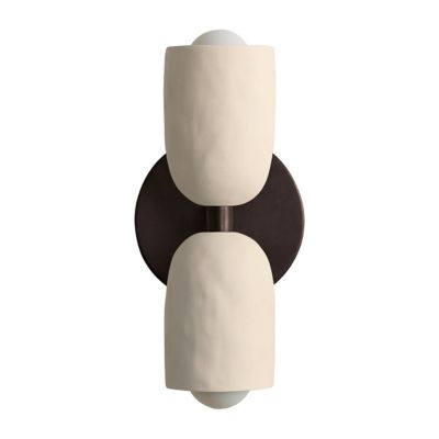 Ceramic Up Down Slim Wall Sconce