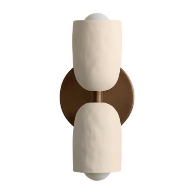 Ceramic Up Down Slim Wall Sconce