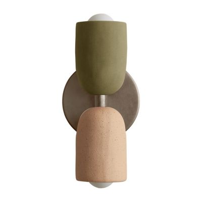 Ceramic Up Down Slim Wall Sconce
