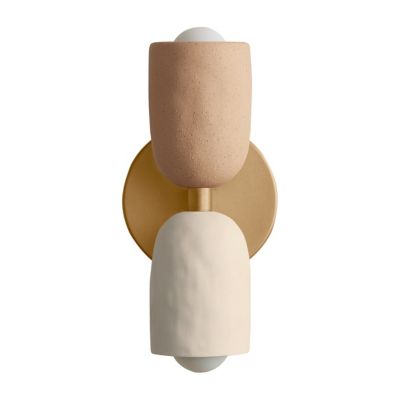 Ceramic Up Down Slim Wall Sconce