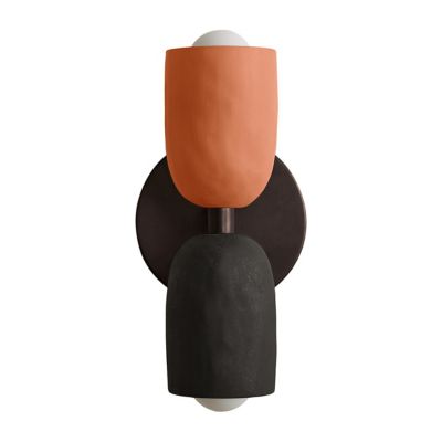 Ceramic Up Down Slim Wall Sconce