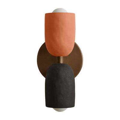 Ceramic Up Down Slim Wall Sconce
