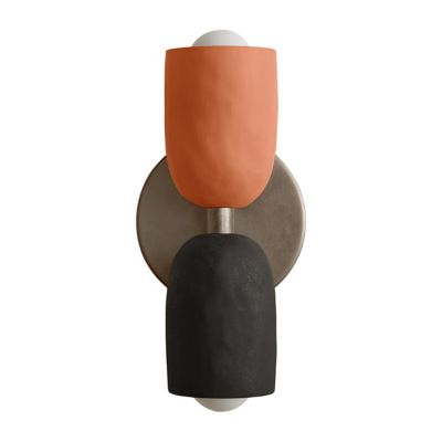 Ceramic Up Down Slim Wall Sconce