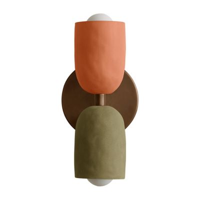 Ceramic Up Down Slim Wall Sconce
