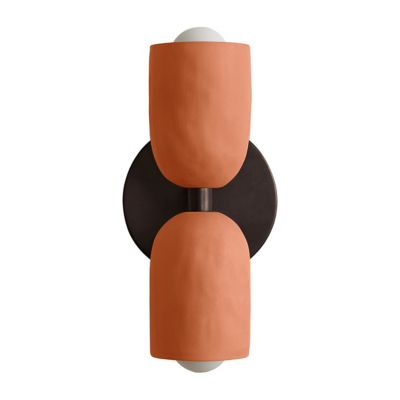 Ceramic Up Down Slim Wall Sconce