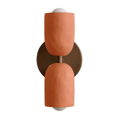 Ceramic Up Down Slim Wall Sconce