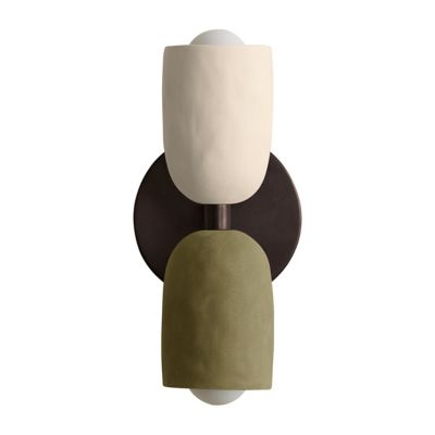 Ceramic Up Down Slim Wall Sconce