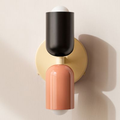 Up Down Wall Sconce (Bone|Peach|Bone|Hardwire) - OPEN BOX