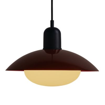 Arundel Mushroom Outdoor Pendant (Oxide Red|Black)-OPEN BOX