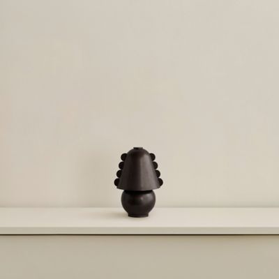 Calla Brass Portable LED Table Lamp