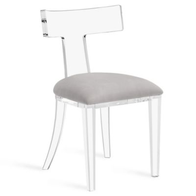 Tristan Acrylic Klismos Chair