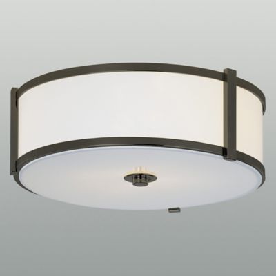 Hatbox Round Acrylic Flushmount