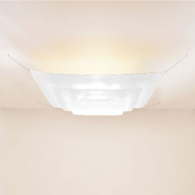 Lil Luxury LED Semi-Flushmount (White) - OPEN BOX