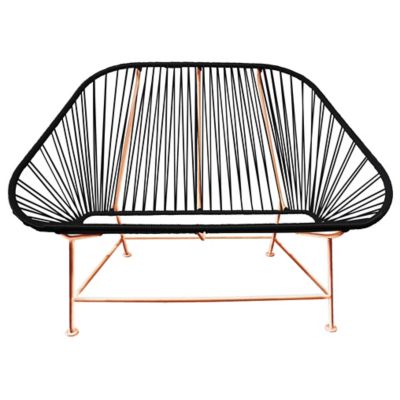 Shown in Black with Copper frame