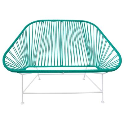 Shown in Turquoise with White frame