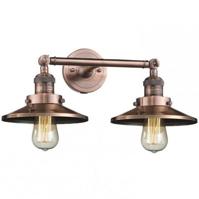 Copper bathroom on sale vanity lights