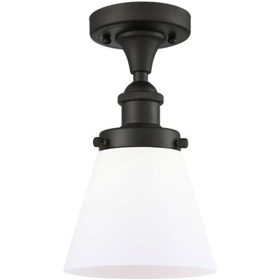 Zachary Glass Semi-Flushmount