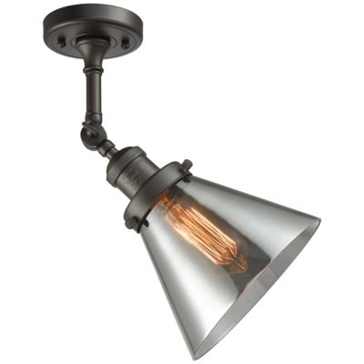 Zachary Glass Adjustable Semi-Flushmount