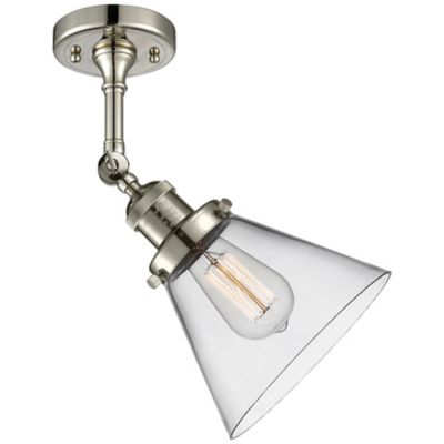 Zachary Glass Adjustable Semi-Flushmount