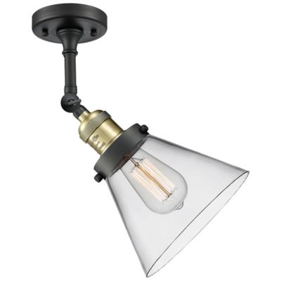 Zachary Glass Adjustable Semi-Flushmount