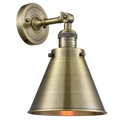 Zachary Wall Sconce (Brass|Small|Without Switch) - OPEN BOX