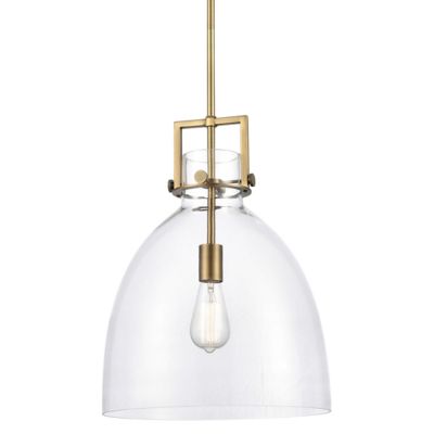 Preston Square Frame Glass Dome Pendant