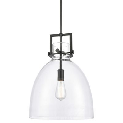 Preston Square Frame Glass Dome Pendant