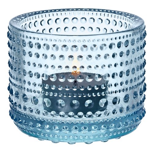 Kastehelmi Tealight Candleholder (Light Blue) - OPEN BOX
