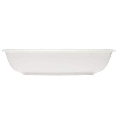 Raami White Oval Serving Bowl