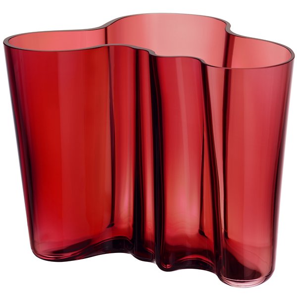 Aalto Vase - Cranberry