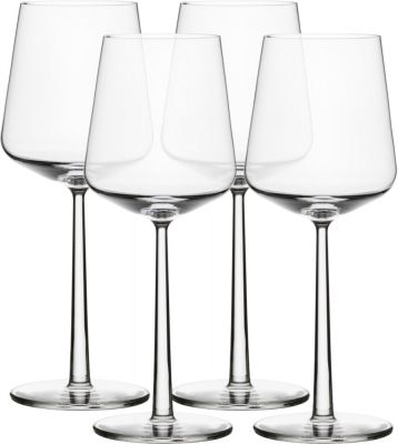 iittala essence red wine glasses - set of 4 - grounded