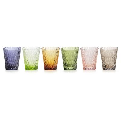 Loto Tumbler Glass, Set of 6