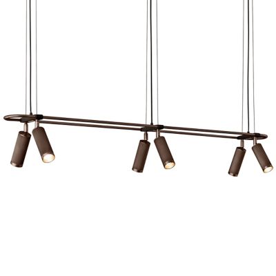 Spot Linear Suspension (Bronze|6 Light) - OPEN BOX