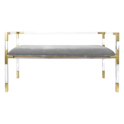 Jonathan Adler Jacques Acrylic & Brass Etagere