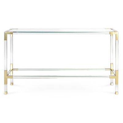 Jonathan Adler Jacques Acrylic & Brass Etagere