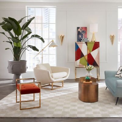 Beaumont Lounge Chair by Jonathan Adler at Lumens