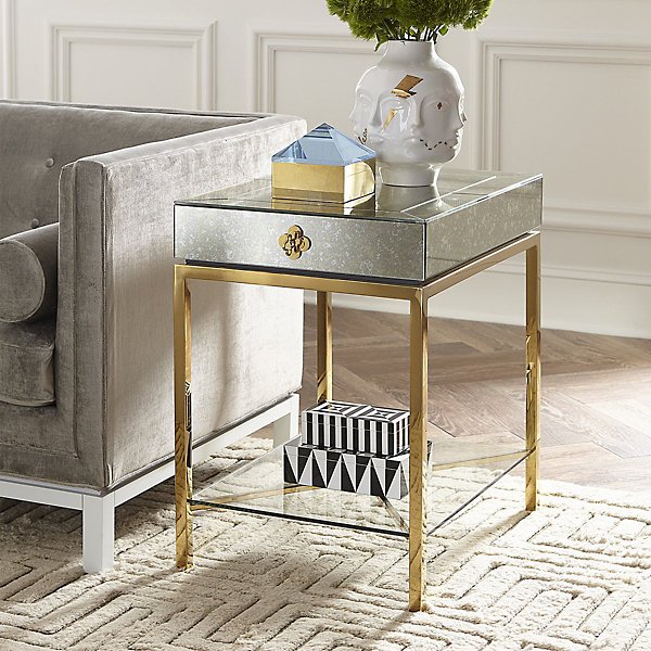 Delphine Tall Side Table