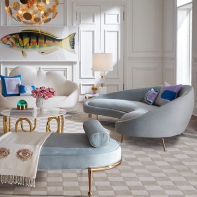 Jonathan adler deals ether curved sofa