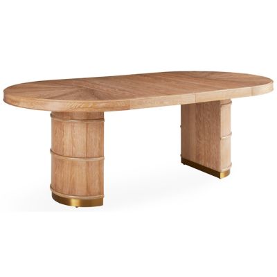 Jonathan Adler Bond Extendable Pedestal Dining Table