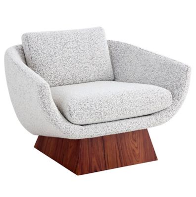 Rosewood Beaumont Lounge Chair by Jonathan Adler at Lumens